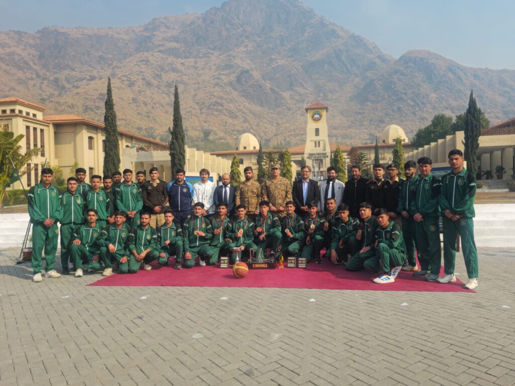 Basketball Gala 2026: Winning Team Shines at Kernal Sher Khan Cadet College Swabi